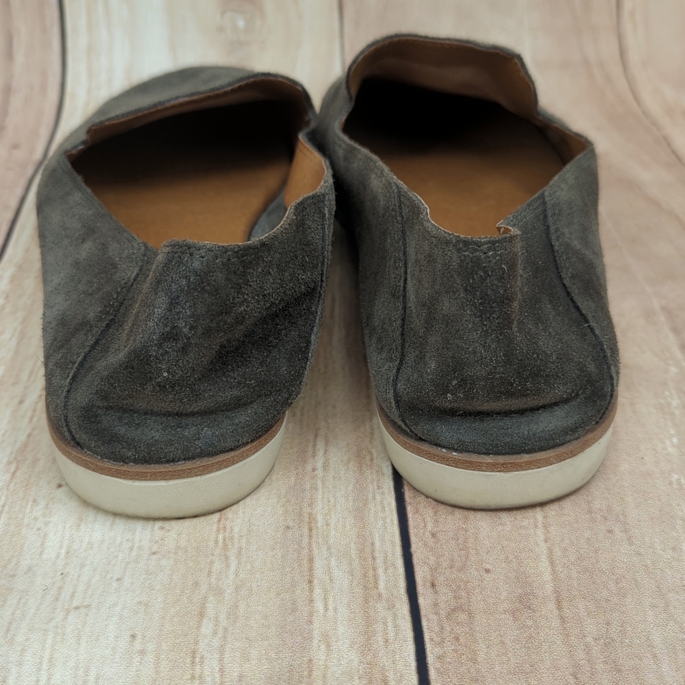 ZODIAC Kit Slip On Suede Loafers Gray Sz 9.5 - Picture 4 of 10